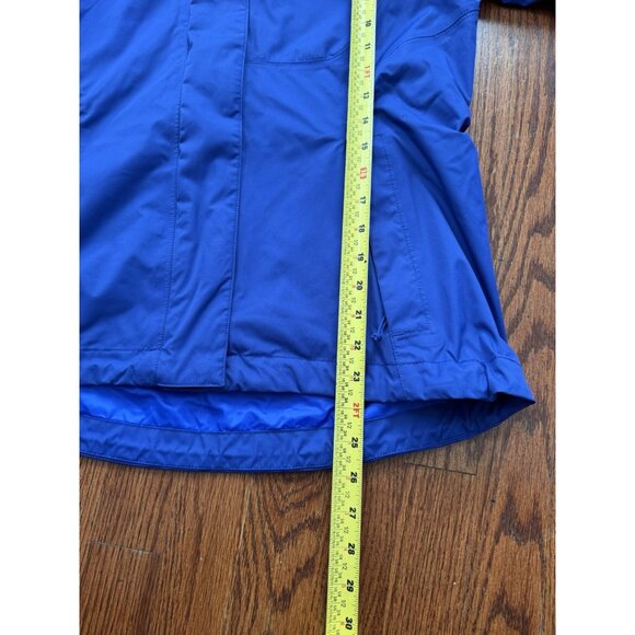 North Face Water Wind Proof Parka Light Jacket  Womens Size S Blue Hood - Picture 9 of 12